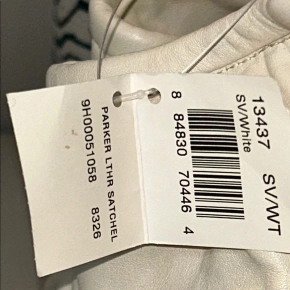 Coach White Leather Bag NWT - Picture 3 of 15